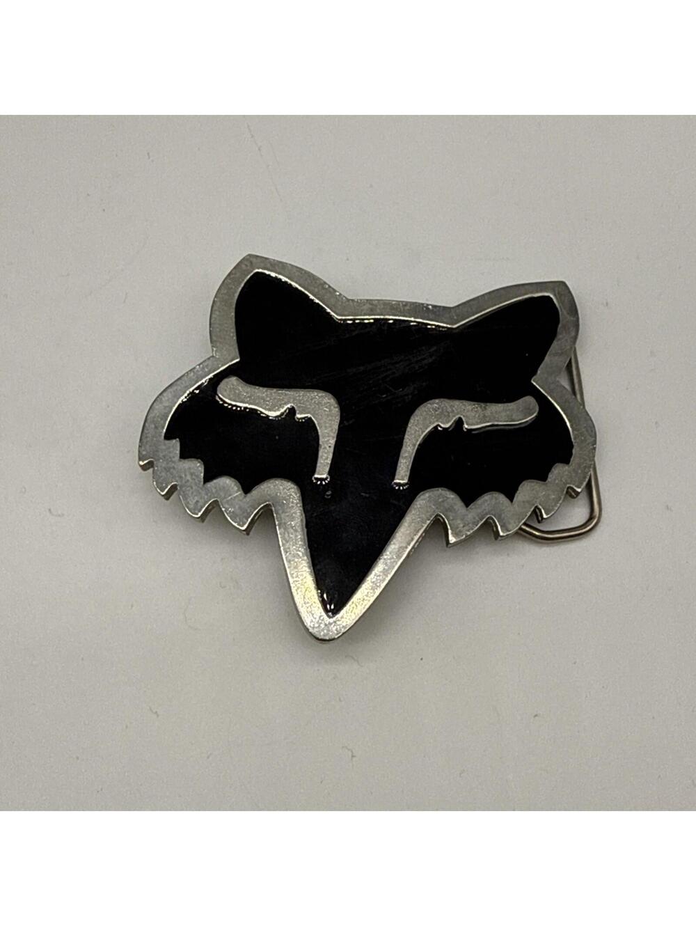 Classic Vintage Fix Racing Fox Head Belt Buckle Y2K
